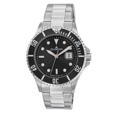 Dugena 4461002 XL Diver 44mm Herren Taucheruhr bis zu 30 ATM