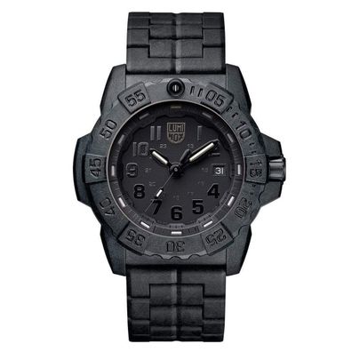 Luminox Herren Armbanduhr XS.3502. BO.L Navy SEAL 45 mm, Taucheruhr