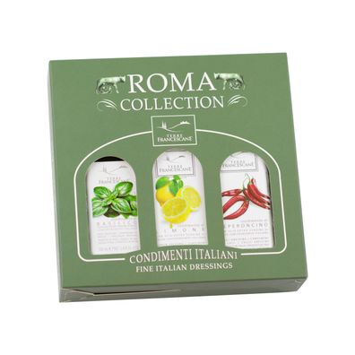 Food-United kleine Olivenöl-Fläschen Roma-Collection TERRE Francescane 3x 100ml