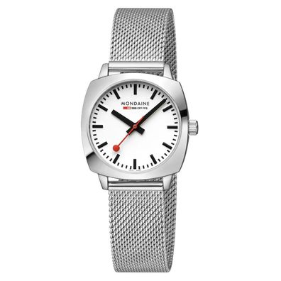 Mondaine Damenuhr MSL.31110. SM Petite Cushion 31mm Saphirglas