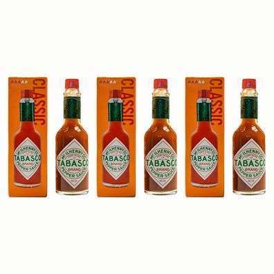 Food-United Original Tabasco Pepper Sauce Soße 3 Glasflaschen 60ml original