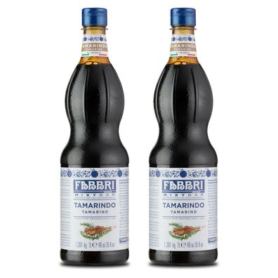 Food-United FABBRI Mixybar Tamarindensirup 2x1L Tamarindo-Fruchtsirup-Getränkesirup