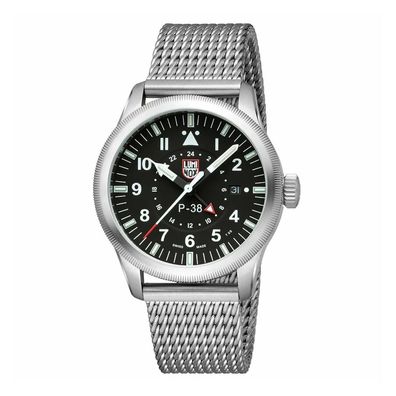 Luminox XA.9522 Herren Armbanduhr Fliegeruhr P-38 Lightning GMT 9520 Series