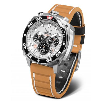 Vostok Europe VK67-?650A722 Herrenuhr Systema Periodicum 'Oxygen' Chronograph