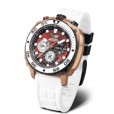 Vostok Europe VK67-?650E724 Herrenuhr Systema Periodicum 'Oxygen' Chronograph