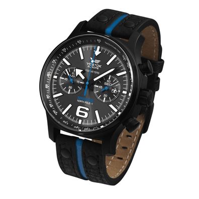 Vostok Europe 6S21-5954198 Expedition Nordpol 1 Chrono Herren Armbanduhr, 20 ATM