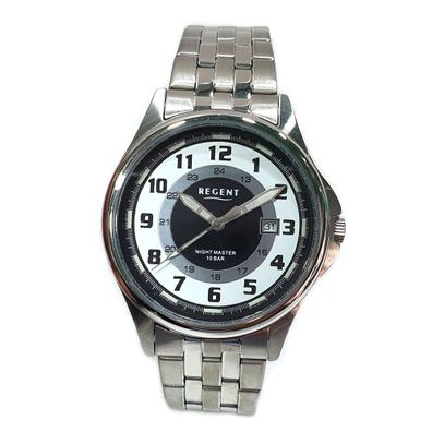 Regent Herren Armbanduhr Night Master 37107W 10ATM