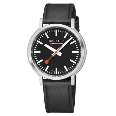 Mondaine Uhr MST.41020. LBV.2SE schwarz stop2go Saphirglas, 41mm