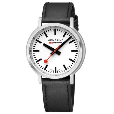 Mondaine MST.4101B. LB Armbanduhr stop2go BackLight Saphirglas, 41mm