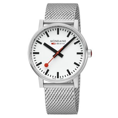 Mondaine Official Swiss Railways MSE.43110. SJ evo2 Edelstahl, 43 mm