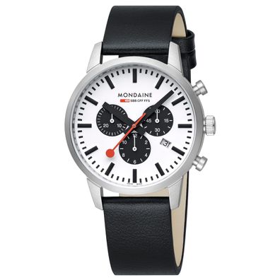 Mondaine Herren Armbanduhr Chrono MSD.41410. LBV Saphirglas 41mm