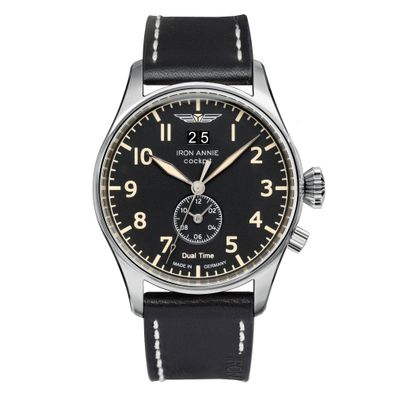 IRON ANNIE Cockpit Herren Armbanduhr 5140-2 dual Time