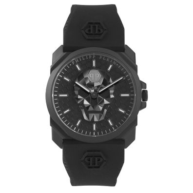 Philipp Plein Armbanduhr THE $KULL KING PWLAA0422 Silikon, schwarz