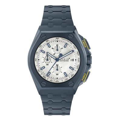 Philipp Plein Herren Armbanduhr Chrono PWGAA0721 Plein Extreme Blau