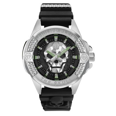 Philipp Plein Herren Armbanduhr PWAAA0121 The Skull Silikon-Edelstahl