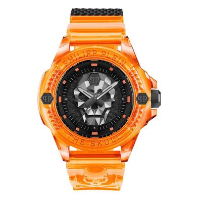 Philipp Plein Herren Armbanduhr PWWAA0824 orange THE $KULL SCUBA DUBA Edition