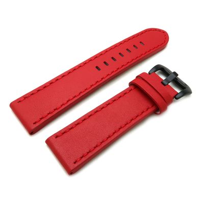 Ingersoll Ersatzband Lederband rot Stegbreite 24mm für Bison No 59