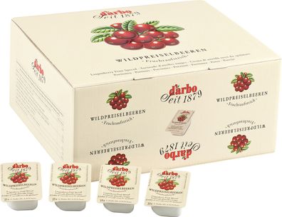 Food-United Preiselbeeren-kompott Miniglas 40x 38g von DARBO