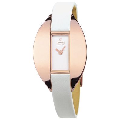 OBAKU Denmark Damen Armbanduhr V155LVIRW roségoldfarben