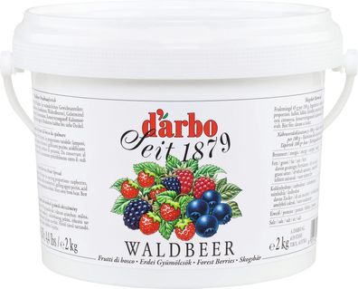 Food-United Waldbeeren-fruchtaufstrich 2kg im Vorrats-Eimer von DARBO