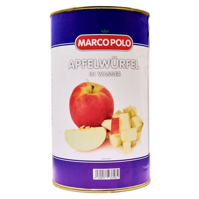 Food-United Dunst-Obst APFEL-WÜRFEL ohne Zuckerzusatz 1x Füllm 4,6KG ATG 4,05KG