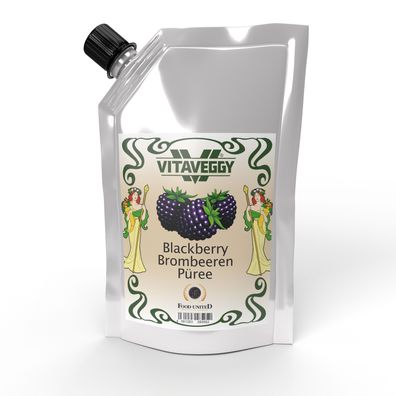 Vitaveggy Brombeeren PÜREE 1kg von Food-United für Smoothie Saft Müsli