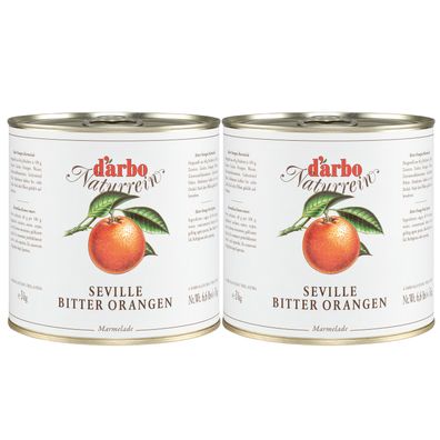 Food-United Seville BITTER Orangen Marmelade 2x 3kg Dose von DARBO