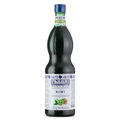 Food-United FABBRI Mixybar KIWI-SIRUP 1L für Mocktail Schorle Eistee Cocktail