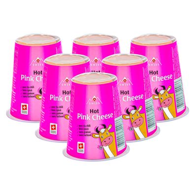 Food-United Schweizer Reibekäse Hot Pink Cheese 6x 100g