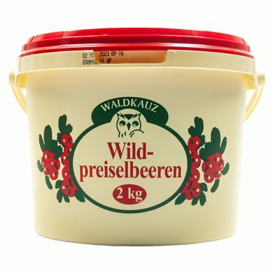 Food-United Wild-Preiselbeeren 2000g köstlich herb fruchtig würzig süß