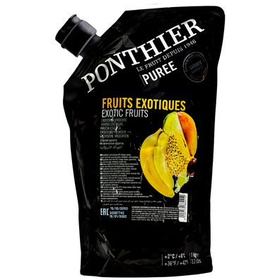 Food-United EXOTIC PÜREE Mango Banane Maracuja Limette Püree von Ponthier 1KG