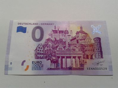 0 euro Schein Souvenirschein Deutschland Germany Souvenirschein 2020-1