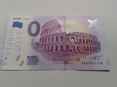 0 euro Schein Roma Prag 2019 Sberatel 2019 Souvenirschein 2019-1