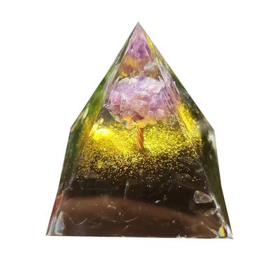 Orgone Pyramid for Positive Energy, Healing Pyramids for Reduce Stress Chakra Reiki