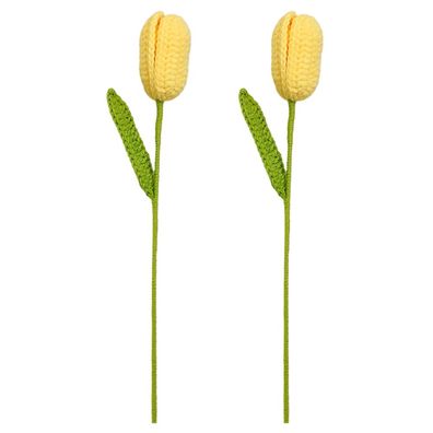 2 Stéck handgefertigte einzelne Tulpen, romantisches Valentinstagsgeschenk fér die F