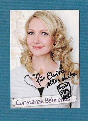 Constanze Behrends - persönlich signiert