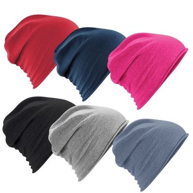 Beanie Herren Damen Mütze Jersey Leichte Sport Slouch Winter Basic NEU