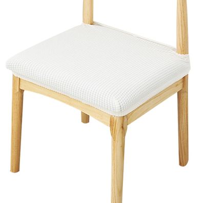 2er-Pack Stretch-Jacquard-Stuhlsitzbezége fér das Esszimmer, abnehmbare Stuhlsitzbez