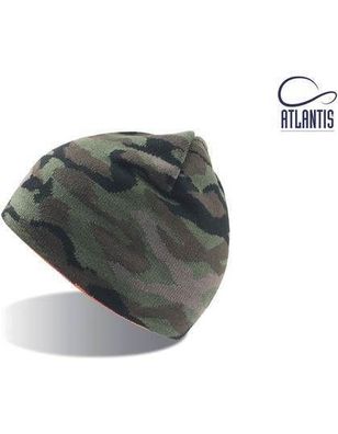 Mütze Herren Damen Beanie Strick Camouflage Wintermütze Winter Unisex