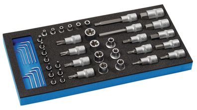 Werkzeugmodul 46-tlg.1/3-Modul Steckschlü. PROMAT