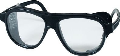 Schutzbrille EN 166 Bügel schwarz, cheibe klar Nylon, u