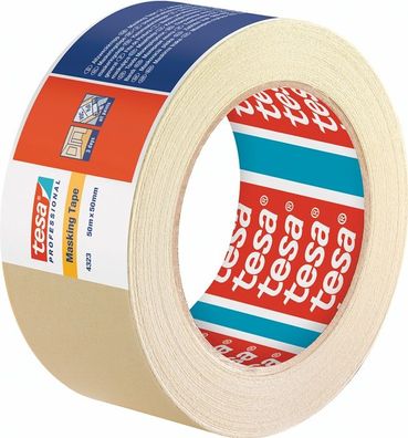 Kreppband 4323 leicht gekreppt hellbeige L.50m B.50mm Rl. TESA