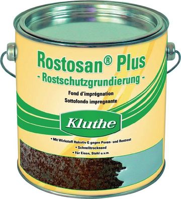 Rostprimer Rostosan® Plus rotbraun 2500 ml Dose KLUTHE