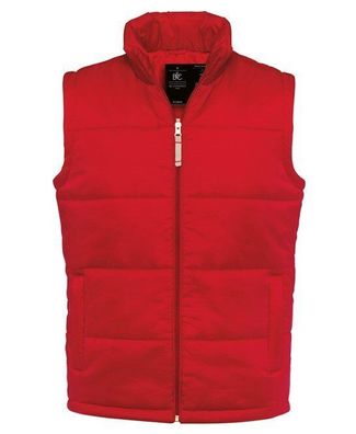 Bodywarmer Herren Jacke Übergangs Weste Steppweste Ärmellos Sweat