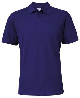 Poloshirt Herren Pique Polohemd Polo Shirt Gildan Baumwolle Kurzarm L 3XL