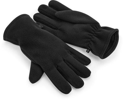 Fleece Handschuhe Recycled Winterhandschuhe Warm Unisex Gloves Schwarz Navy