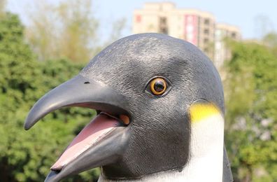 Pinguin Maske Halloween Latex Tier Kopfbedeckung Cosplay