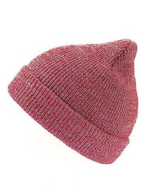 Strickmütze Damen Strick Mütze Beanie Rot Winter Ski Sport