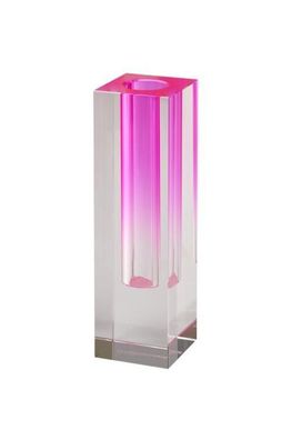 Gift Company Sari, Kristallglas, Vase H16,5cm, transparent/pink 1127604013 1 St