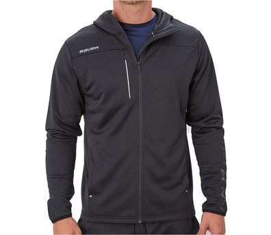 Hoodie Bauer Vapor Fleece Zip Junior - Farbe: schwarz Größe: XS